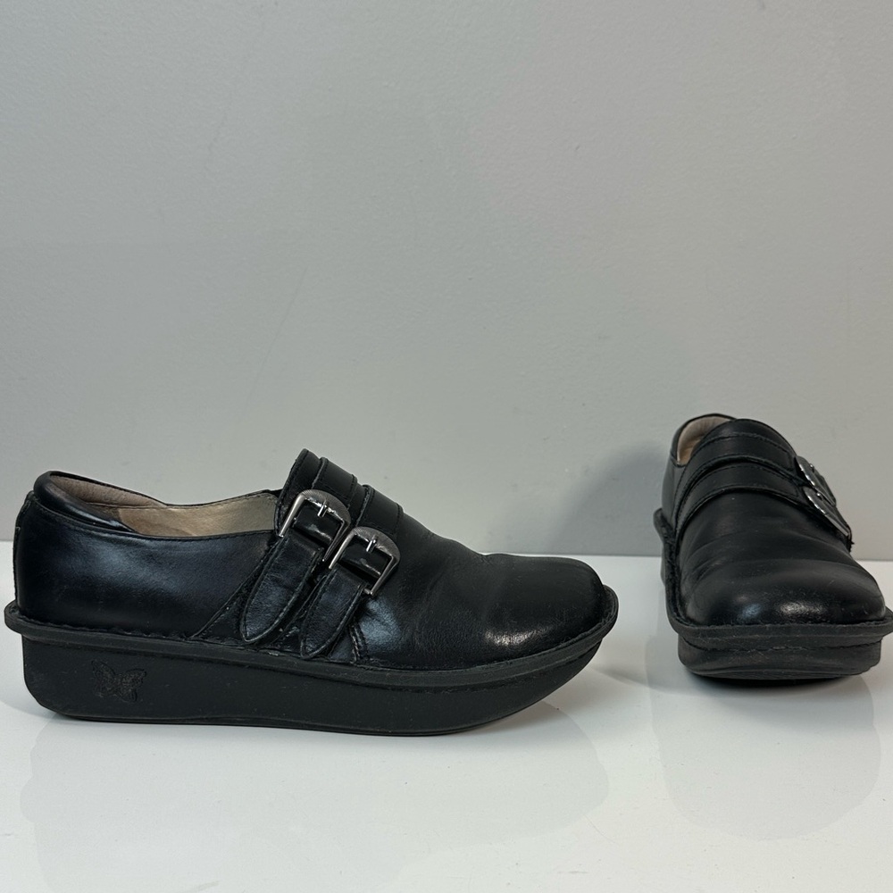 Alegria Alli All-640 Black Clogs Size 38(8-8.5)